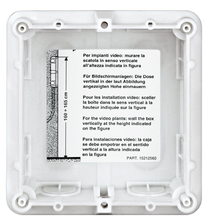 Innfellingsboks plast new sfera 1 modul