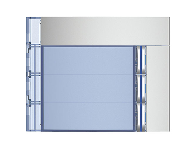front alu 3 knapper for brytermodul new sfera
