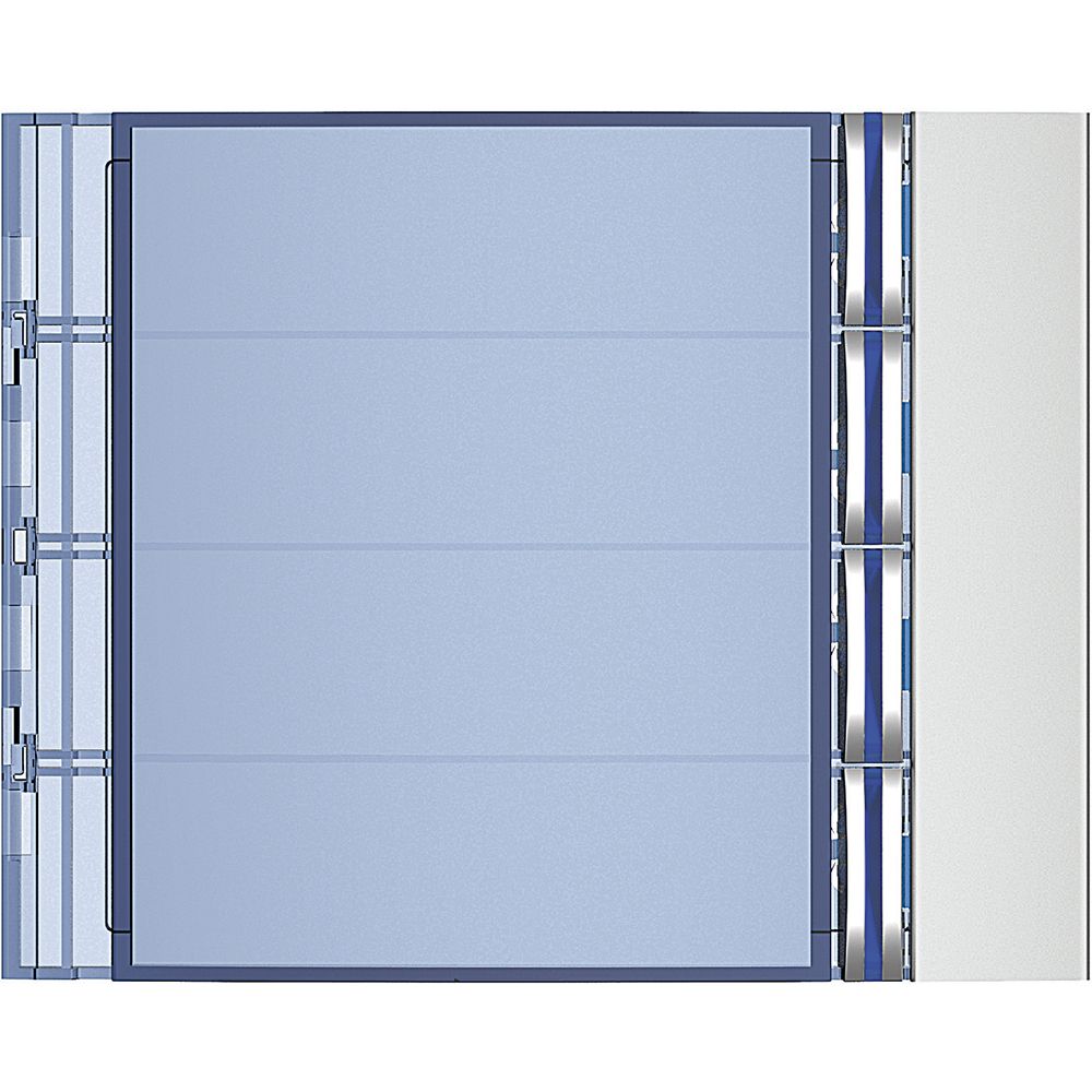 front alu 4 knapper for brytermodul new sfera