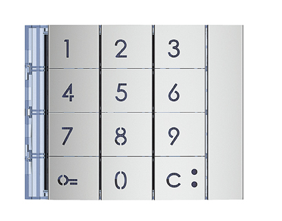 front alu for tastaturmodul new sfera