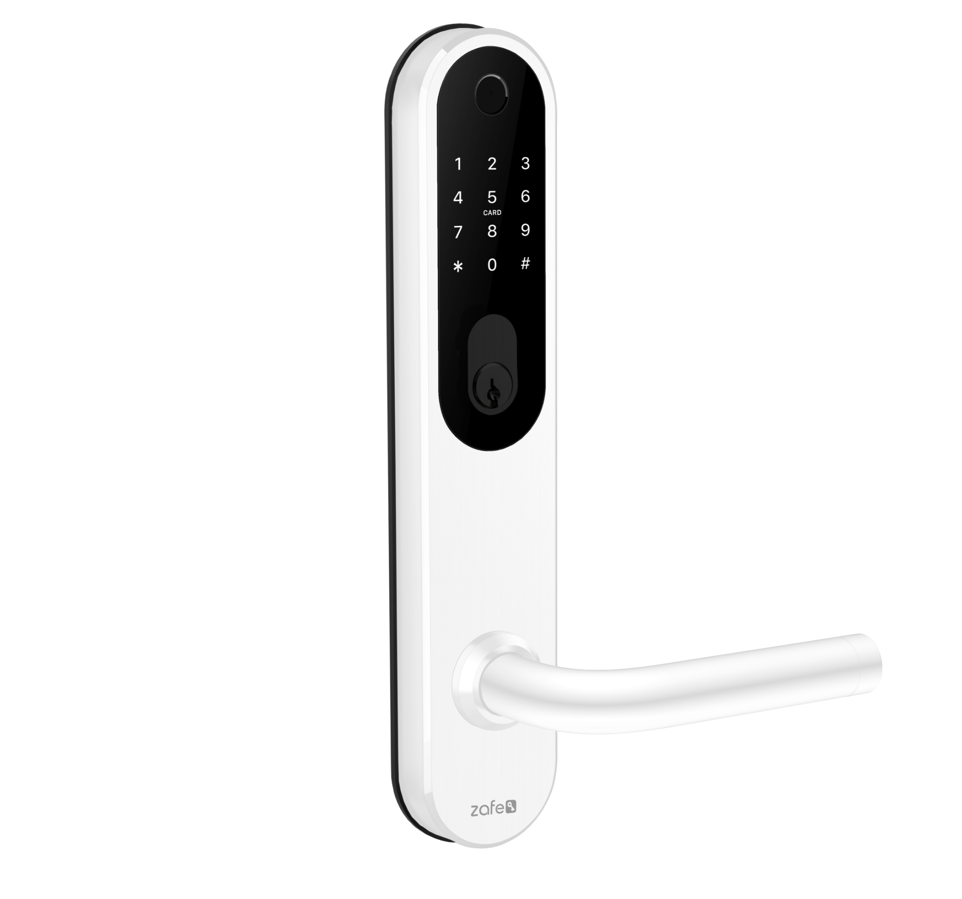 Smartlås hvit oval sylinder